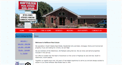 Desktop Screenshot of hoftiezer-realestate.com